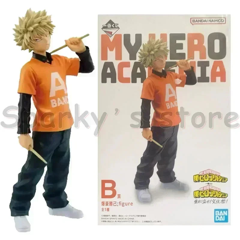 Original Ichiban KUJI MY HERO ACADEMIA Anime Figure Katsuki Bakugo Action Figure Toys for Boys Girls Kids Gifts Model