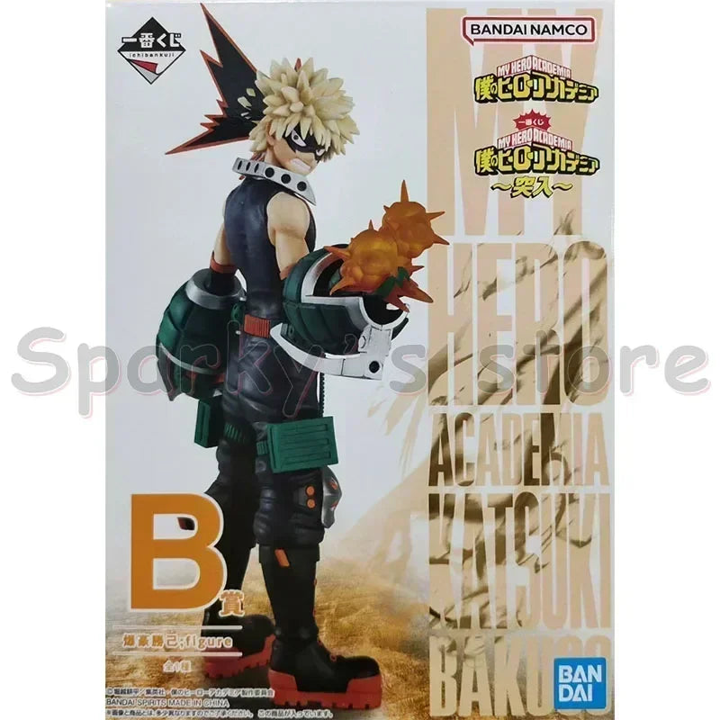 Original Ichiban KUJI MY HERO ACADEMIA Anime Figure Katsuki Bakugo Action Figure Toys for Boys Girls Kids Gifts Model