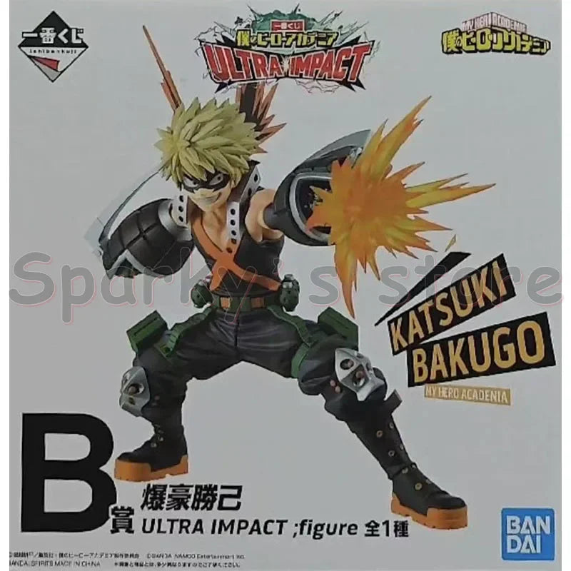 Original Ichiban KUJI MY HERO ACADEMIA Anime Figure Katsuki Bakugo Action Figure Toys for Boys Girls Kids Gifts Model