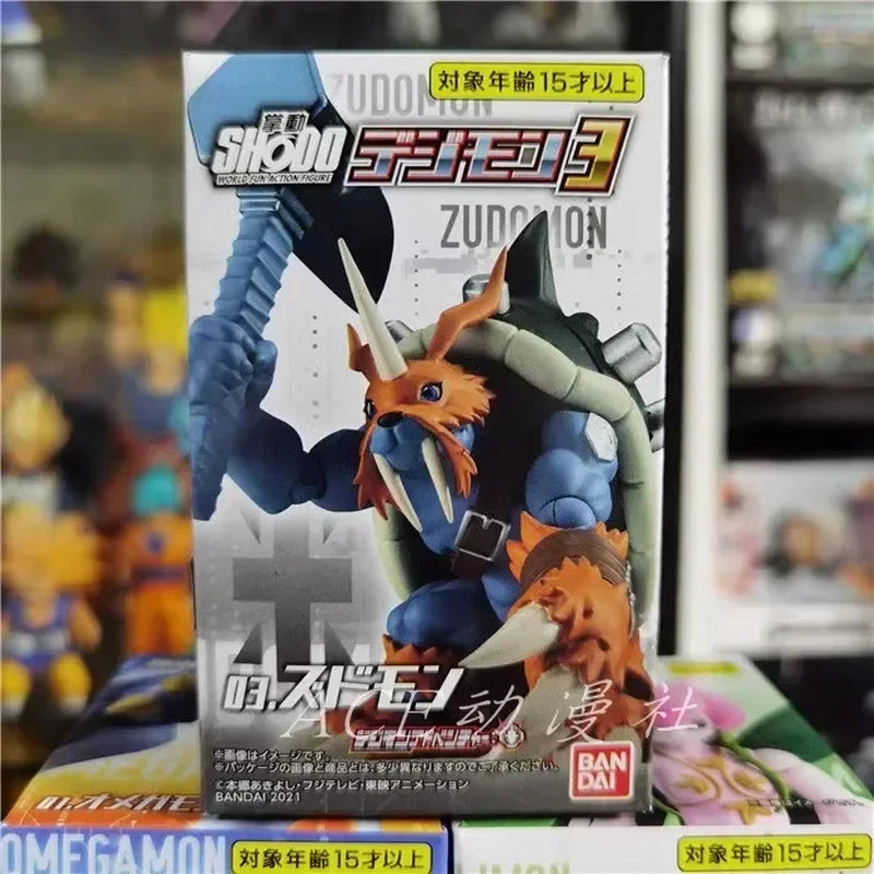 Original  Digimon Adventure Zudomon Omegamon Alter-S Lilimon Box Eggs Collected Assembly Ornaments Figure Models Toys