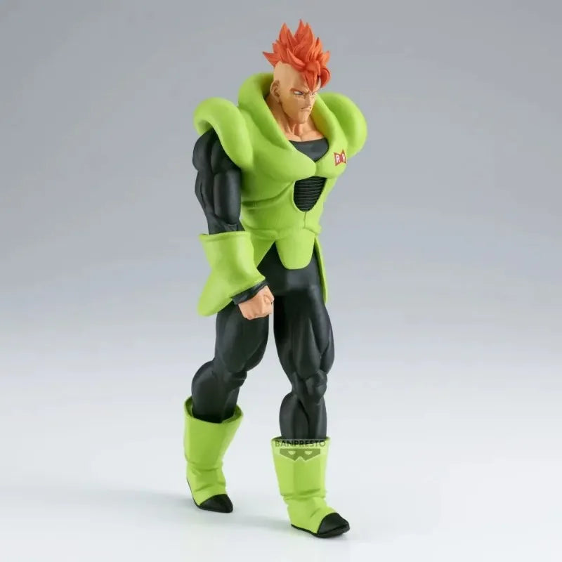 Original Banpresto Anime Dragon Ball Z SOLID EDGE WORKS Android 16 PVC Action Figure Model Collectible Toy Gifts