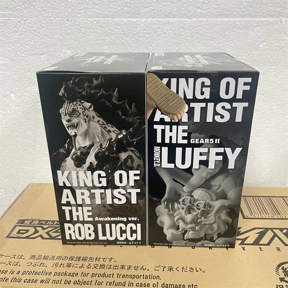 Original Anime Figure One Piece KOA Lucci Luffy King of Artist Action Figurine PVC Model Toys Doll Collector