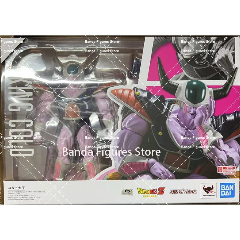 Original Bandai S.H.Figuarts SHF King Cold Frieza Vegeta Goku Dragon Ball Z In Stock Anime Action Collection Figures Toys