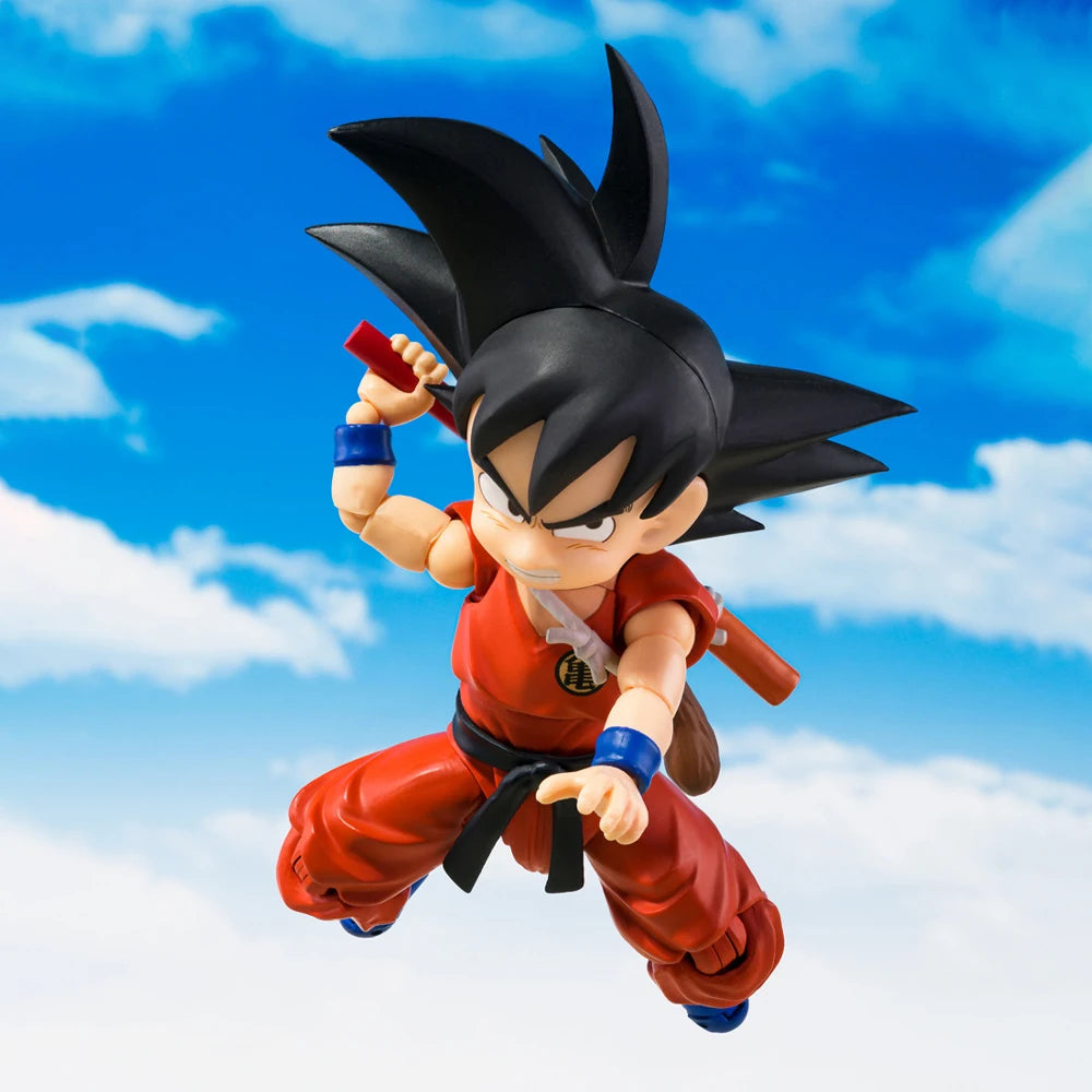 Original In Stock BANDAI SHFiguarts TNST Anime Dragon Ball Innocent Challenger Son Goku Action Figure Model Genuine Boxed Toy