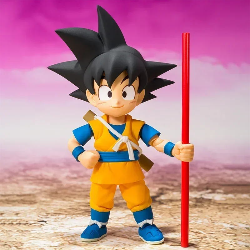 Bandai Dragon Ball S.H.Figuarts SHF Son Goku (MINI) DAIMA Anime Action Figures Model Toy