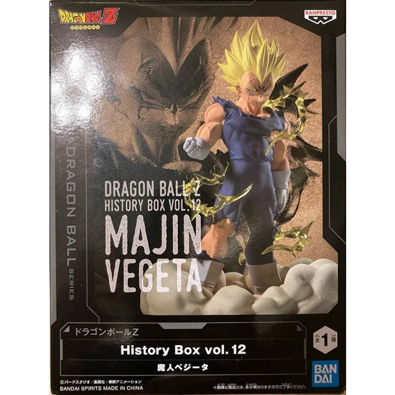 Original Banpresto Dragon Ball Z History Box Vol.12 MAJIN VEGETA PVC Anime Action Figures Model Collection Ornament Toy