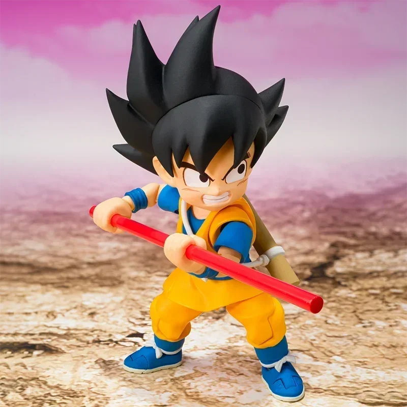 Bandai Dragon Ball S.H.Figuarts SHF Son Goku (MINI) DAIMA Anime Action Figures Model Toy