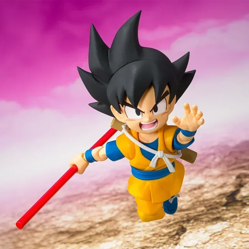 Bandai Dragon Ball S.H.Figuarts SHF Son Goku (MINI) DAIMA Anime Action Figures Model Toy