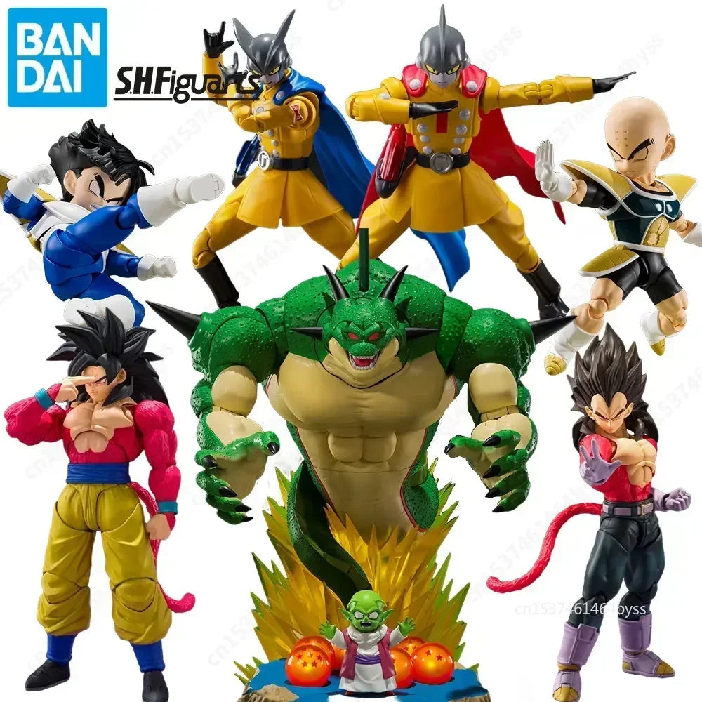 BANDAI Dragon Ball S H Figuarts SHF Broly Frieza Vegeta Legendary Goku Android 19 V Jump 30th Goku Action Toy Figures Gift