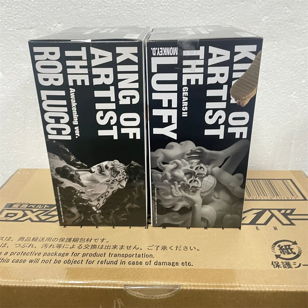 Original Anime Figure One Piece KOA Lucci Luffy King of Artist Action Figurine PVC Model Toys Doll Collector