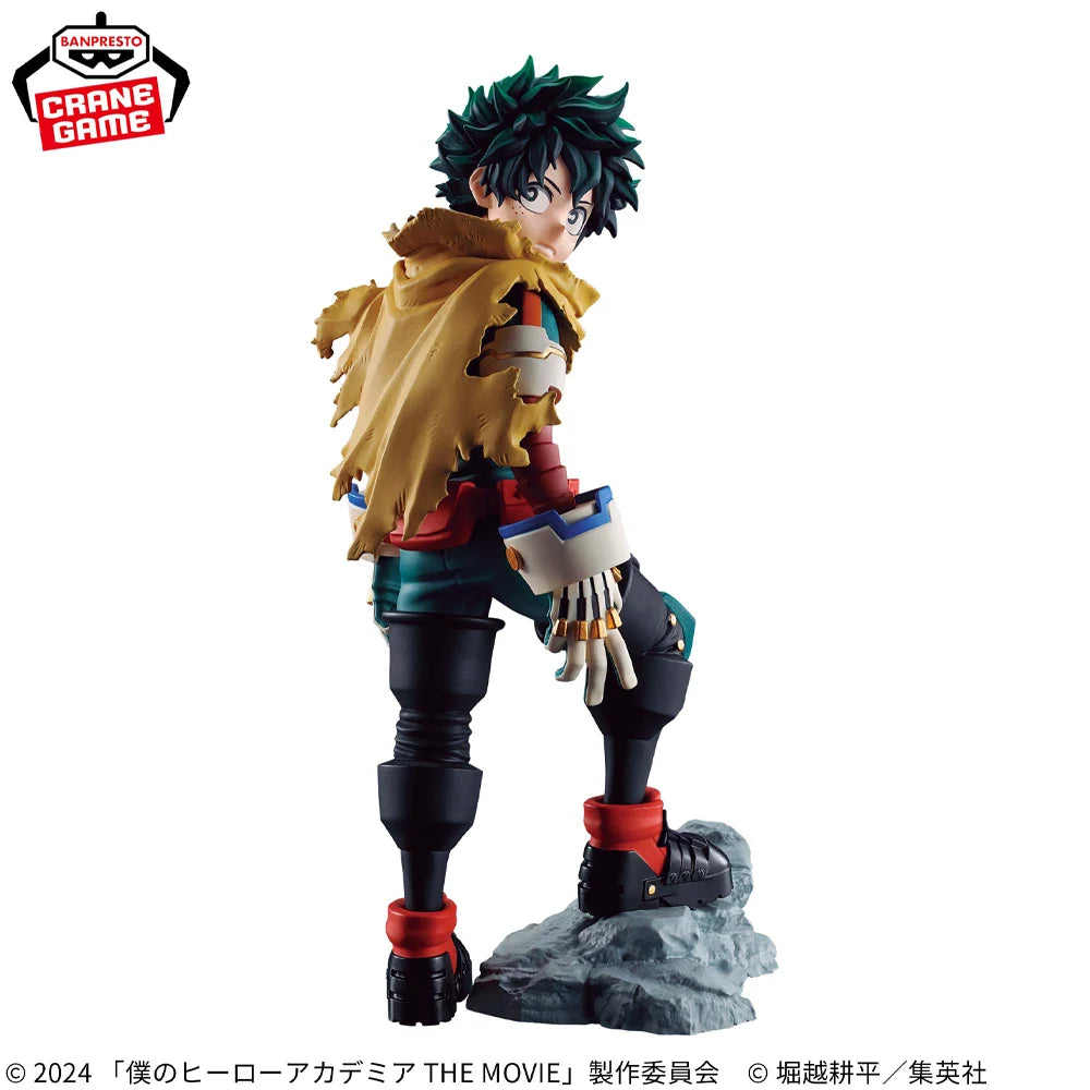 In Stock Original BANPRESTO My Hero Academia the Movie You'Re Next Izuku Midoriya Figure Anime Model Genuine Boxed Toy