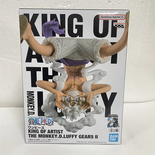 Original Anime Figure One Piece KOA Lucci Luffy King of Artist Action Figurine PVC Model Toys Doll Collector