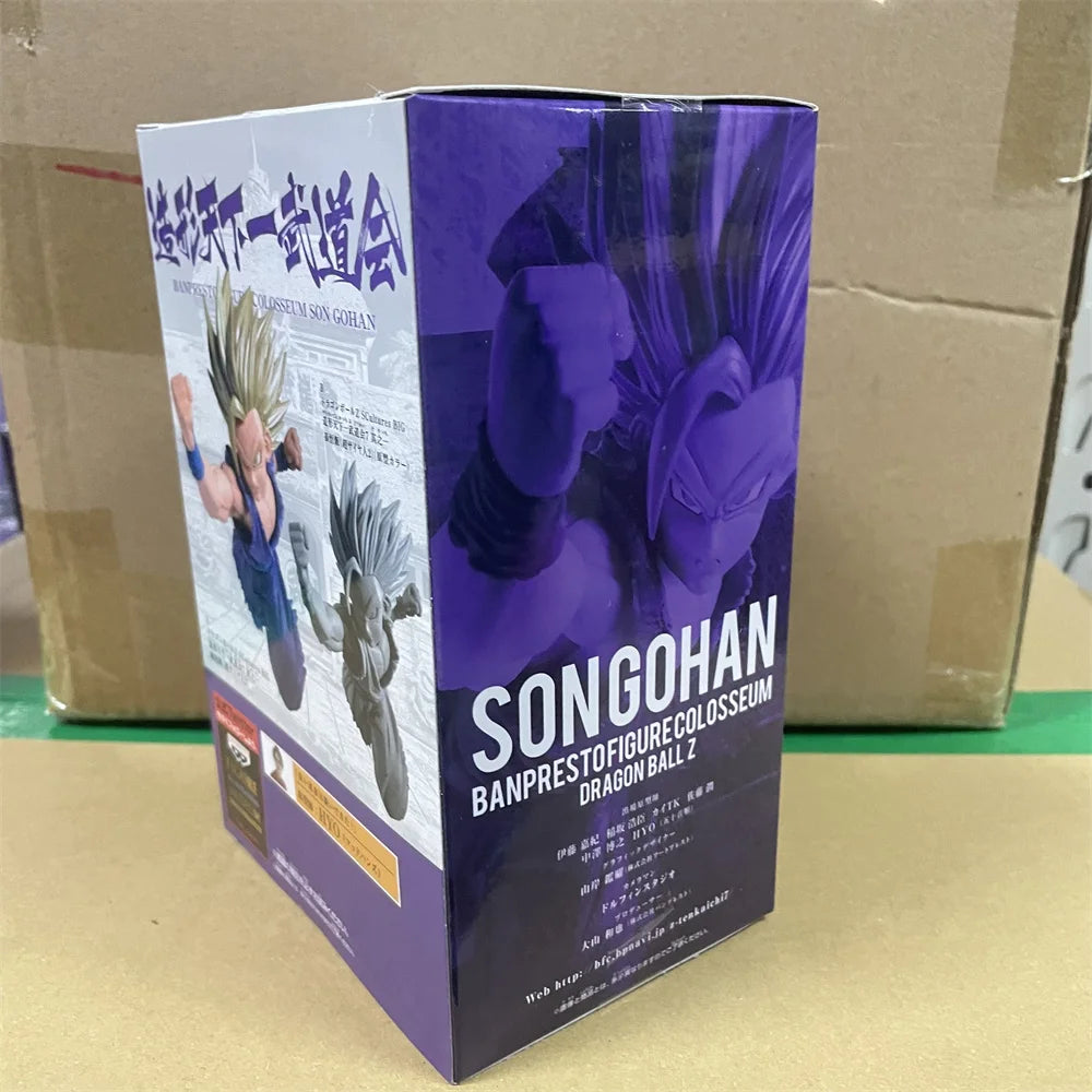 Original Anime Dragon Ball Z Anime Figure Super Saiyan 2 Son Gohan Action Figure PVC Model Toys Doll Collector Figurine