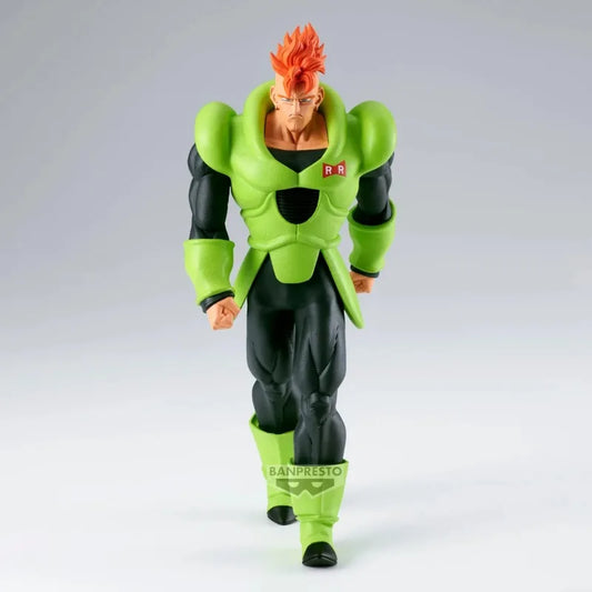 Original Banpresto Anime Dragon Ball Z SOLID EDGE WORKS Android 16 PVC Action Figure Model Collectible Toy Gifts