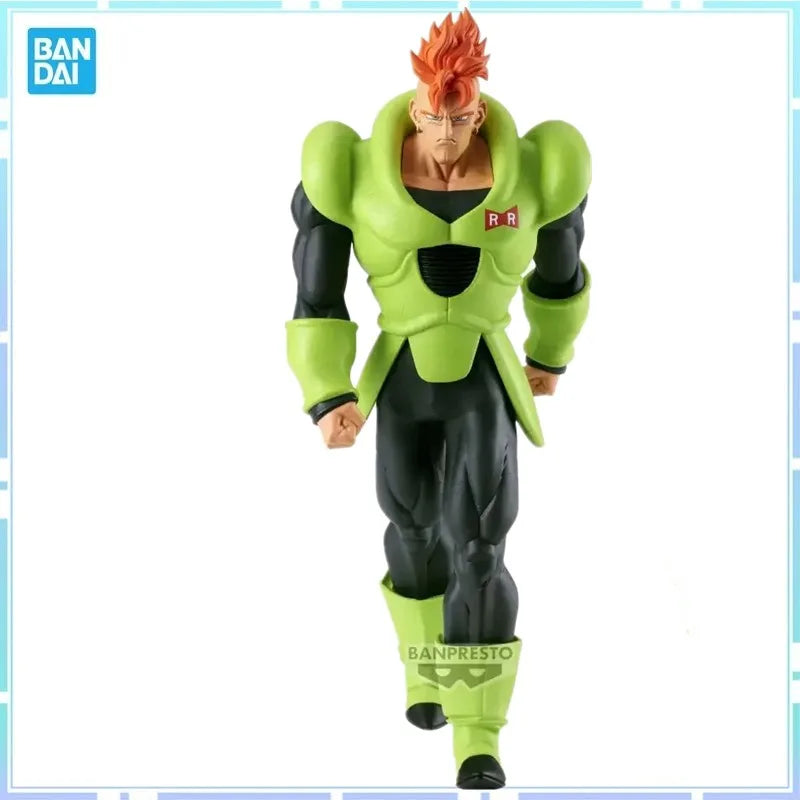 Original Banpresto Anime Dragon Ball Z SOLID EDGE WORKS Android 16 PVC Action Figure Model Collectible Toy Gifts